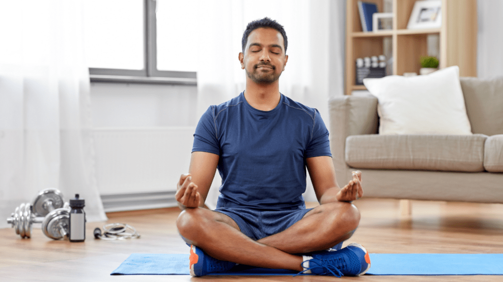 meditation and workout