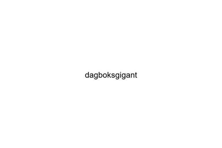 dagboksgigant