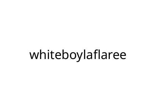 whiteboylaflaree