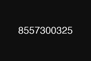 8557300325