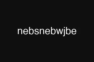 nebsnebwjbe