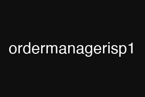 ordermanagerisp1